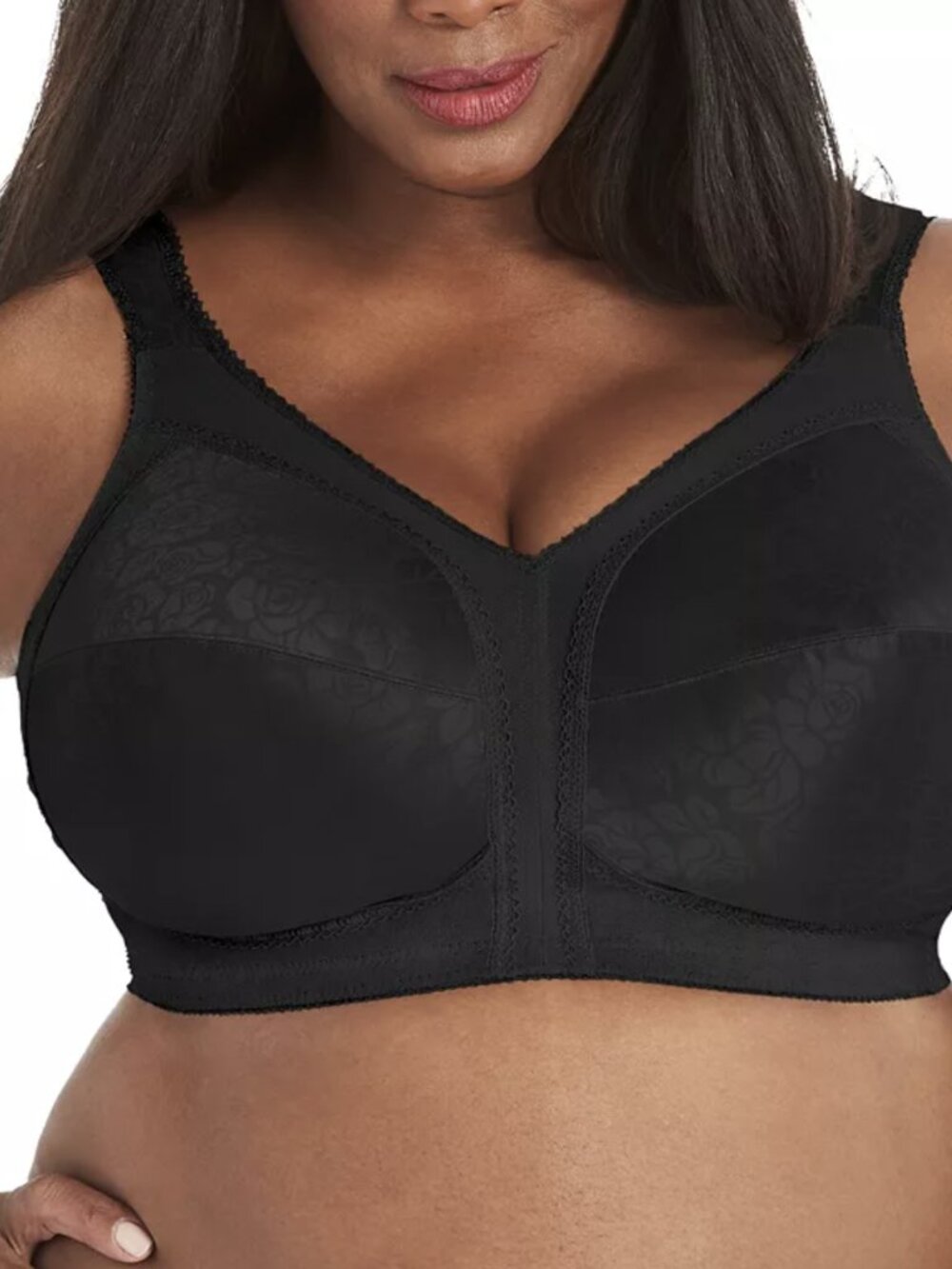 Playtex 18 Hour Ultimate Shoulder Comfort Wireless Bra Black Women's NWT